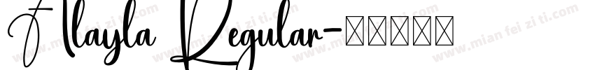 Alayla Regular字体转换